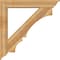 Ekena Millwork Balboa Traditional Rough Sawn Bracket w/ Offset Brace, Western Red Cedar, 8"W x 48"D x 48"H BKT0806X48X48BOA01RWR - alternate 2